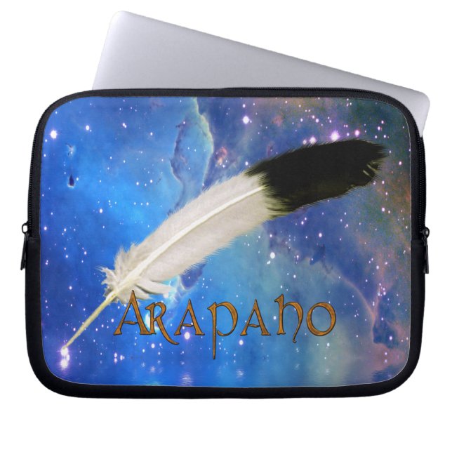 ARAPAHO Nation & Feather Outdoor-Space-Laptop-Sieb Laptopschutzhülle (Vorderseite)