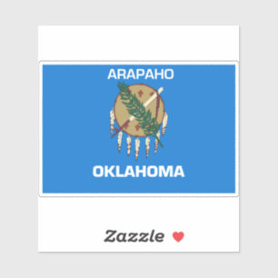 Arapaho Oklahoma Flag Aufkleber