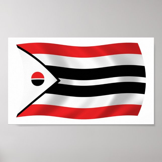 Arapaho Tribe Flag Poster Print (Vorne)