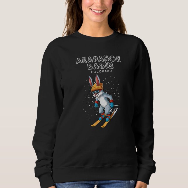 Arapahoe Basin Colorado Ski Rabbit Sweatshirt (Vorderseite)