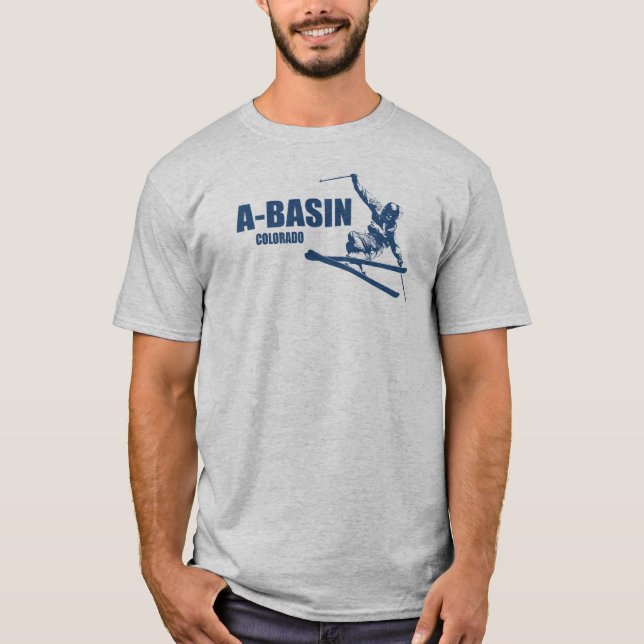 Arapahoe Basin Colorado Skier T-Shirt (Vorderseite)