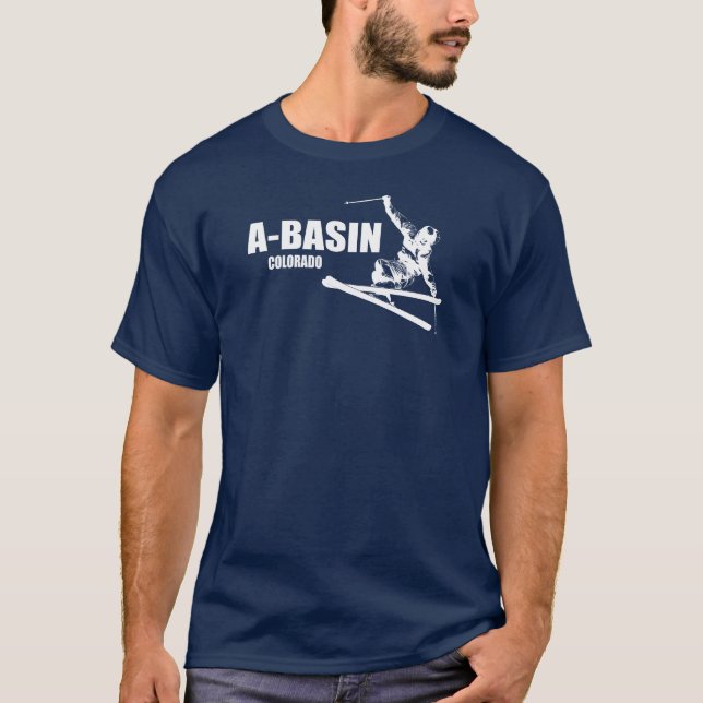 Arapahoe Basin Colorado Skier T-Shirt (Vorderseite)