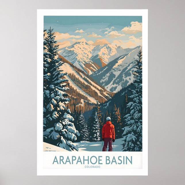 Arapahoe Basin Ski Poster 1 (Vorne)