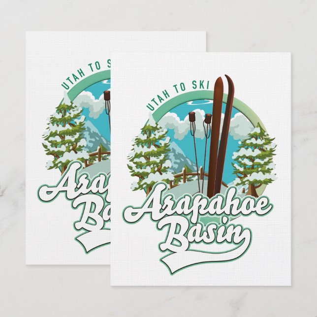 Arapahoe Basin Utah Skilogo (Vorne/Hinten)