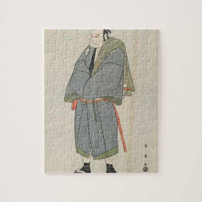 Arashi Ryu_zo als Heiemon, 1795 Puzzle (Vertikal)