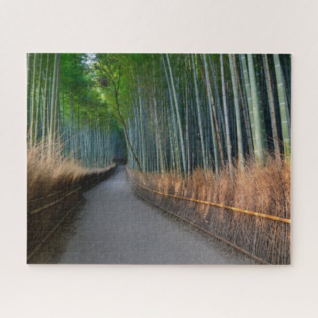 Arashiyama Bamboo Grove in Kyoto, Japan Puzzle (Horizontal)