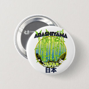 Arashiyama Japan Reiselogo Button