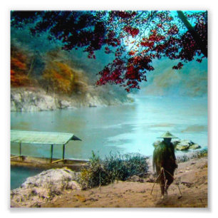 ARASHIYAMA TAKAGI Glass Magic Lantern Slide Fotodruck