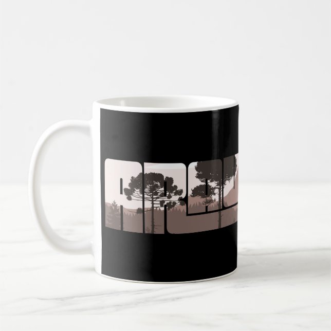 Araucaria Pine Araucaria Kaffeetasse (Links)