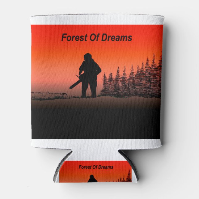 Arb Art Arborist Tree Chirurg Chainsaw Landschaft Dosenkühler (Vorderseite)