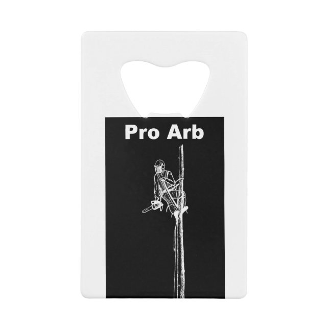 Arb Art Arborist Tree Chirurg Chainsaw Landschaft Geldbeutel Flaschenöffner (Vorderseite)