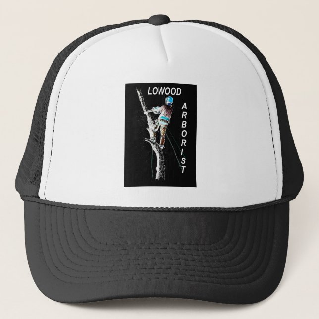 Arb Art Arborist Tree Chirurg Chainsaw Landschaft Truckerkappe (Vorderseite)