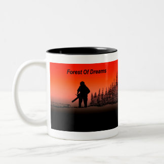Arb Art Arborist Tree Chirurg Chainsaw Landschaft Zweifarbige Tasse