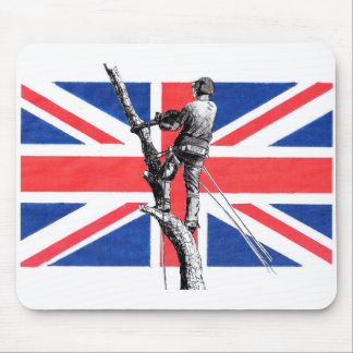 Arb Art Arborist Tree Surgeon Chainsaw Mousepad