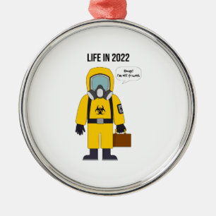 Arbeit 2022 ornament aus metall