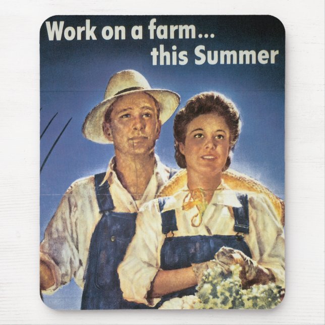 Arbeit an einem Bauernhof...Diesen Sommer Mousepad (Vorne)