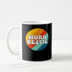Arbeit Bestie emotionale Hilfe Coworker Retro Vint Kaffeetasse