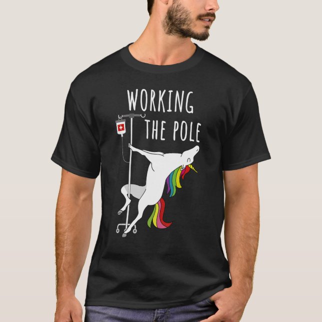 Arbeit des IV-Pol ER Nurse Emergency Room Nursin T-Shirt (Vorderseite)