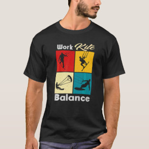 Arbeit Drachen Balance Lebensstil Vintage Arbeitsl T-Shirt