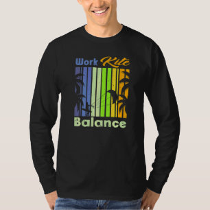 Arbeit Drachen Balance Lebensstil Vintage Arbeitsl T-Shirt