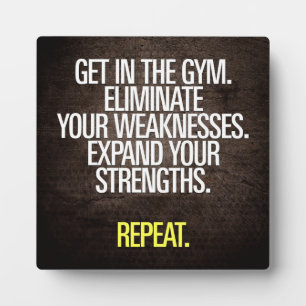 Arbeit f#cking härter - Workout Motivierend Fotoplatte