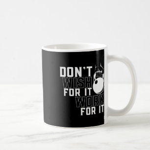 Arbeit für die Schwergewichtstraffung der Gym-Fitn Kaffeetasse