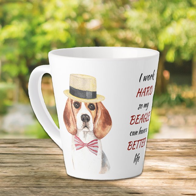 Arbeit für meinen Beagle Milchtasse (Von Creator hochgeladen)