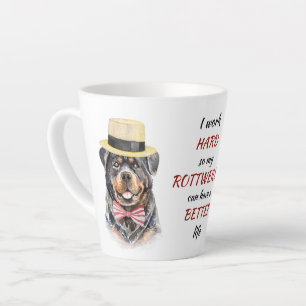 Arbeit für meinen Rottweiler Milchtasse