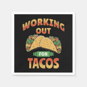 Arbeit für Tacos Serviette