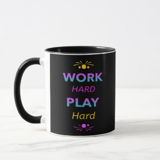 Arbeit hart spielen so hart - Arbeitstag für Arbei Tasse