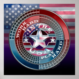 Arbeit harte Arbeit im US-Poster Poster