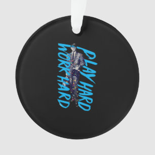 Arbeit harte Wiedergabe so harte klassische Meme Ornament