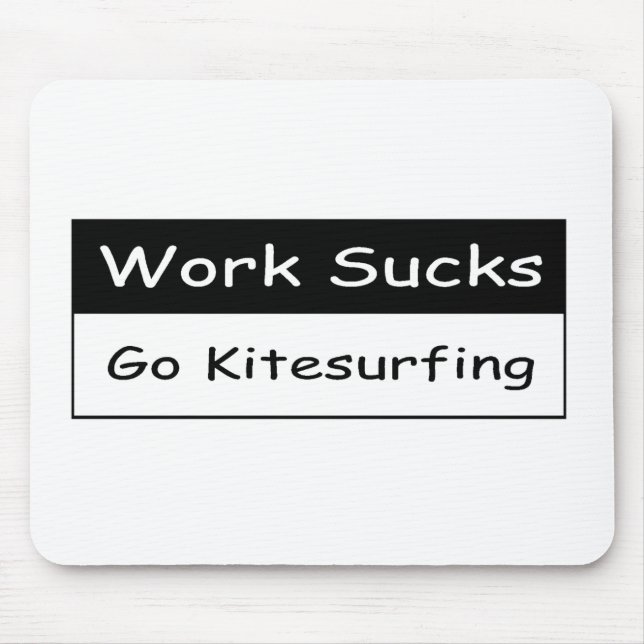 Arbeit ist zum Kotzen Mousepad (Vorne)