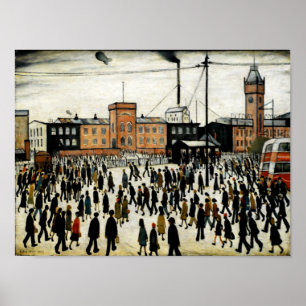 Arbeit L.S Lowry Poster