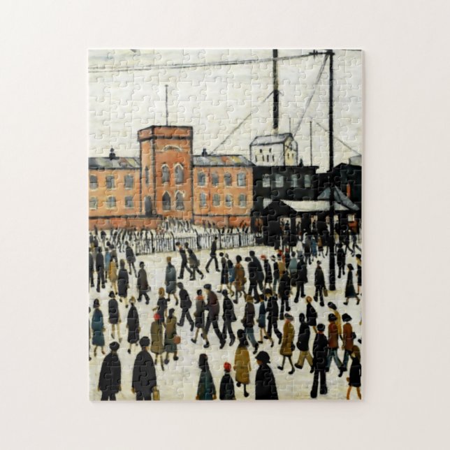 Arbeit L.S Lowry Puzzle (Vertikal)
