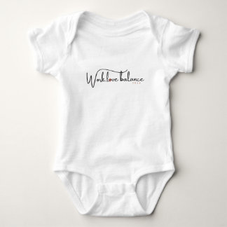Arbeit, Liebe-Balance-Skript mit Kompass-Herz Mini Baby Strampler