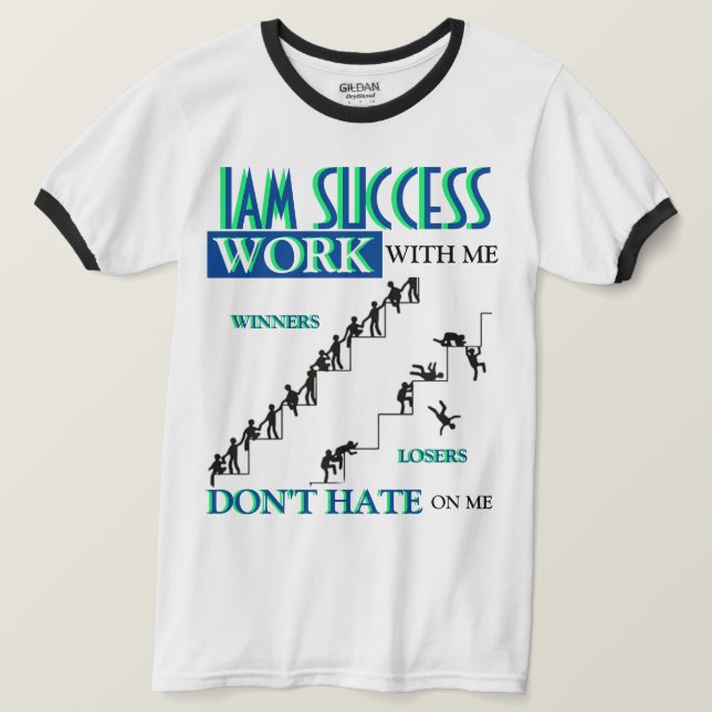 ARBEIT MIT MIR T-Shirt (Design vorne)