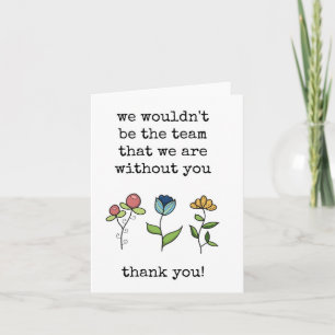 Arbeit, Mitarbeiter, Teamwertkarte Karte