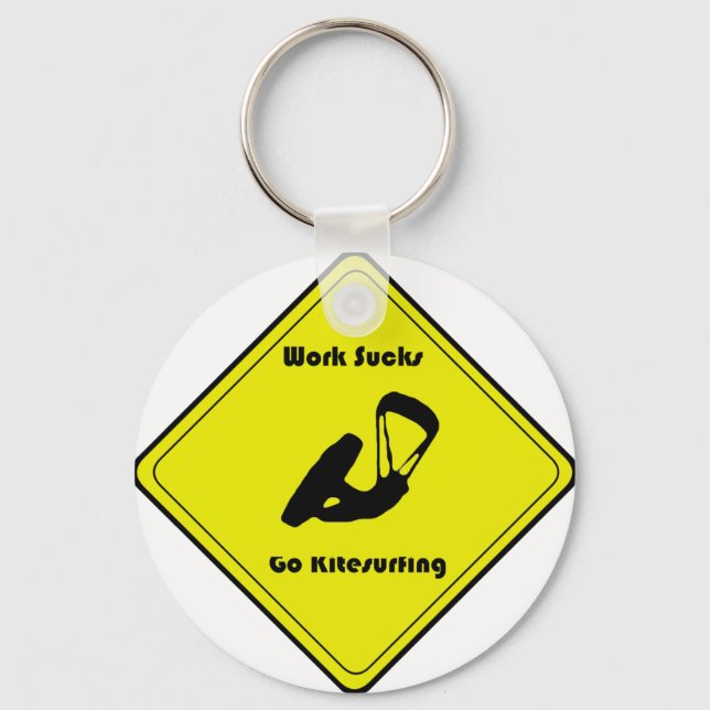 Arbeit noch ist zum Kotzen Schlüsselanhänger (Vorderseite)