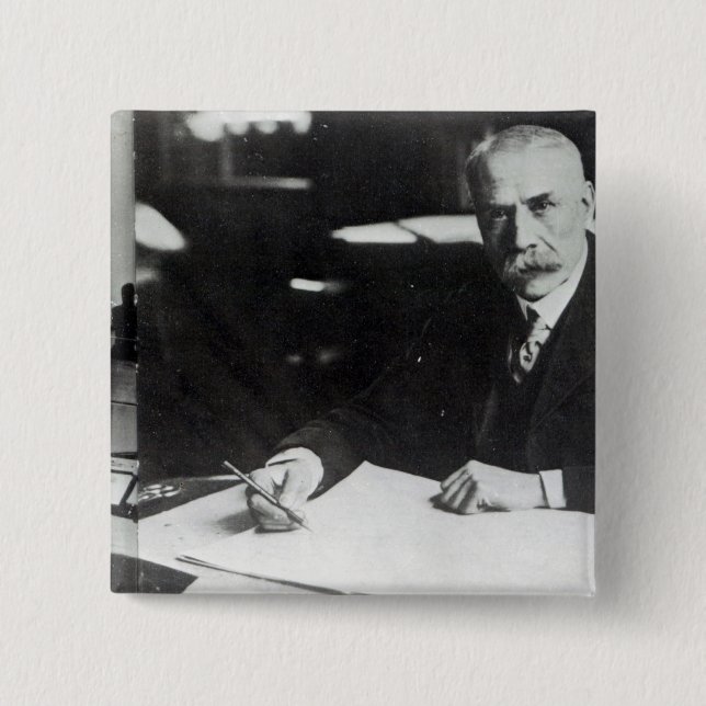 Arbeit Sirs Edward Elgar über eine Button (Vorderseite)
