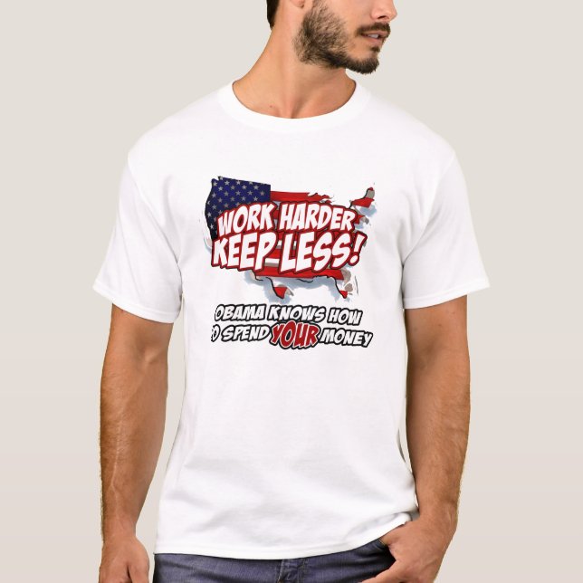 Arbeit stark… behalten kleiner! T-Shirt (Vorderseite)