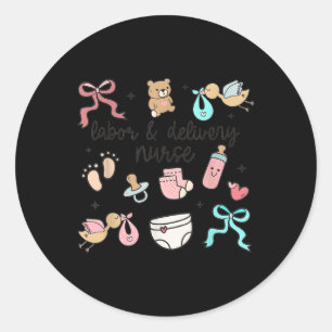 Arbeit und Lieferung Krankenversicherung Abschluss Runder Aufkleber