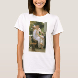 Arbeit unterbrochen von Bouguereau, Engelsporträt T-Shirt
