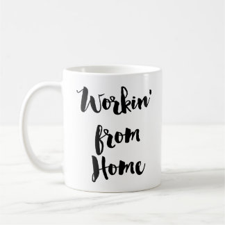 Arbeit von Zuhause-Chef-Dame Coffee Tea Mug Tasse