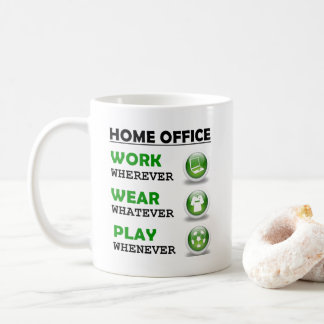 Arbeit von Zuhause Office Funny Kaffeetasse