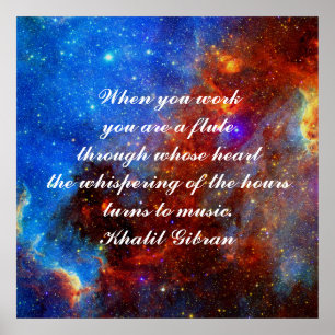 Arbeit wird sichtbar gemacht Liebe Poster