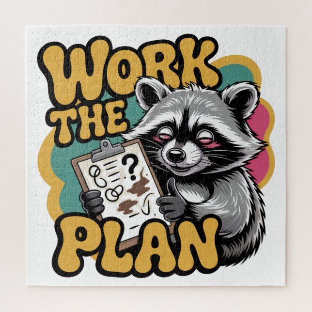 Arbeite den Plan Puzzle (Vertikal)