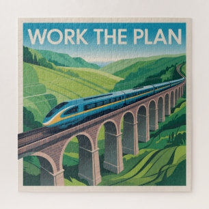 Arbeite den Plan Puzzle