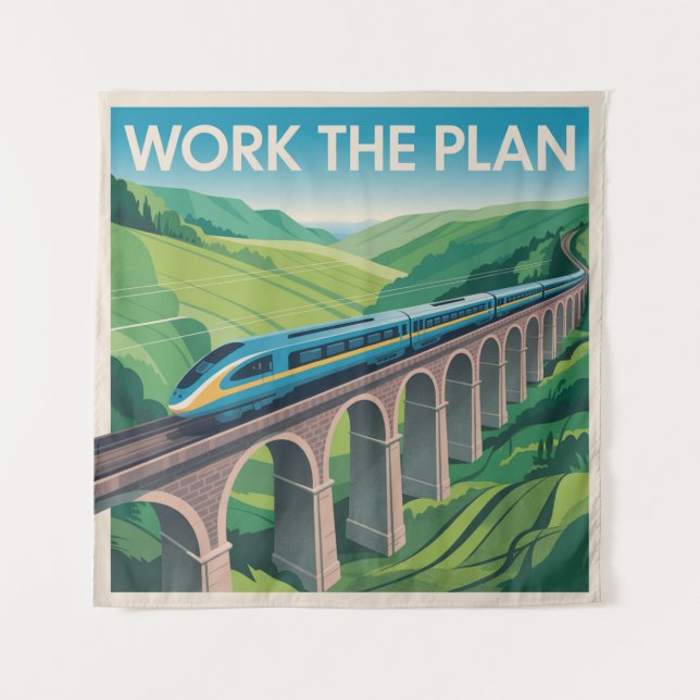 Arbeite den Plan Wandteppich (Vorderseite)