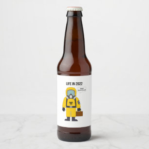 Arbeiten 2022 bierflaschenetikett